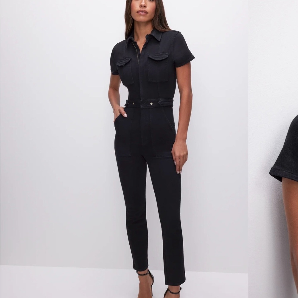 Good American Black Fit for Success  Jumpsuit / BNWT